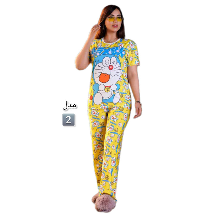 ست تیشرت شلوار عروسکی جنس سوپر پنبه