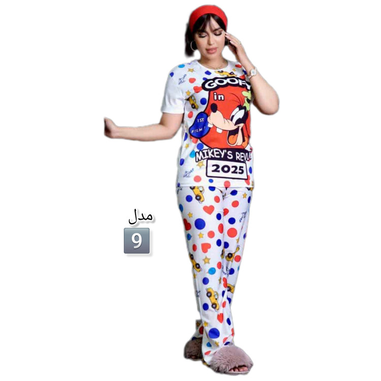 ست تیشرت شلوار عروسکی جنس سوپر پنبه