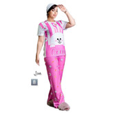 ست تیشرت شلوار عروسکی جنس سوپر پنبه