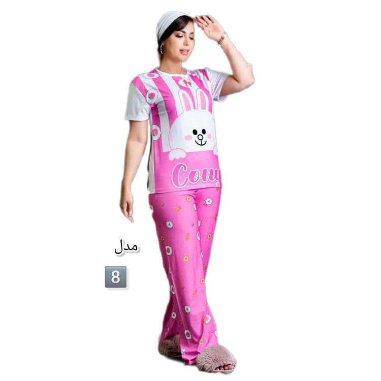 ست تیشرت شلوار عروسکی جنس سوپر پنبه