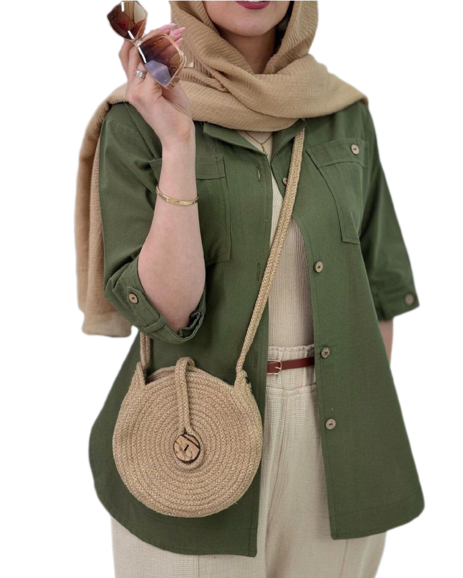 مانتو آستین فلش 2160