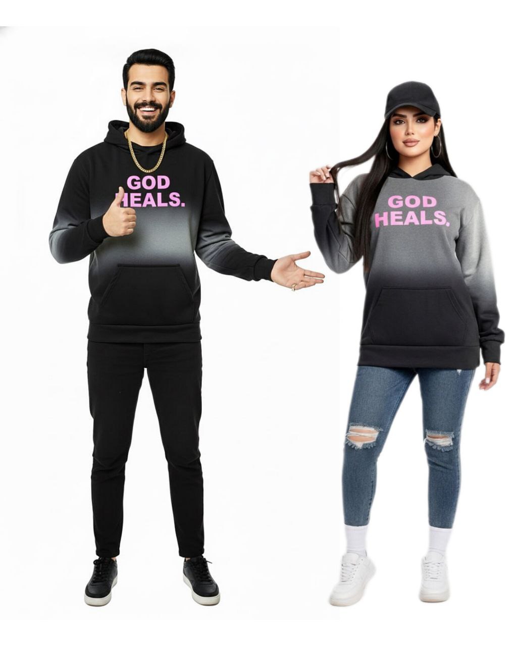 هودی اسپرت GOD HEALS داخل کرک 2189